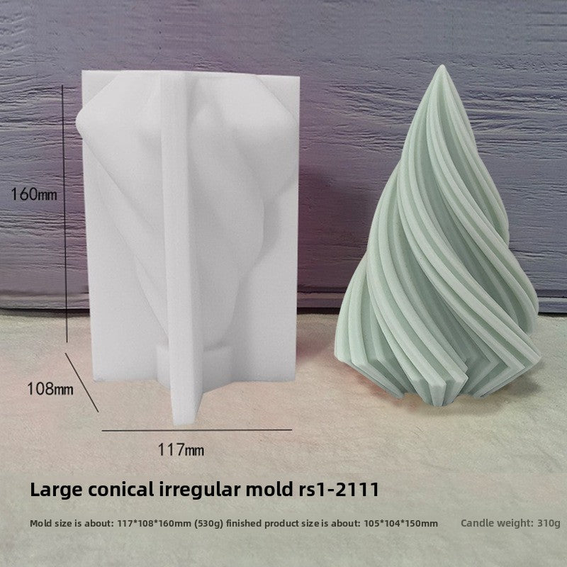DIY Geometric Silicone Candle Mold