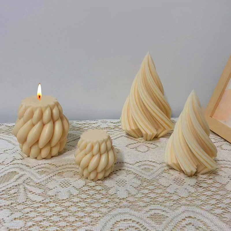 DIY Geometric Silicone Candle Mold