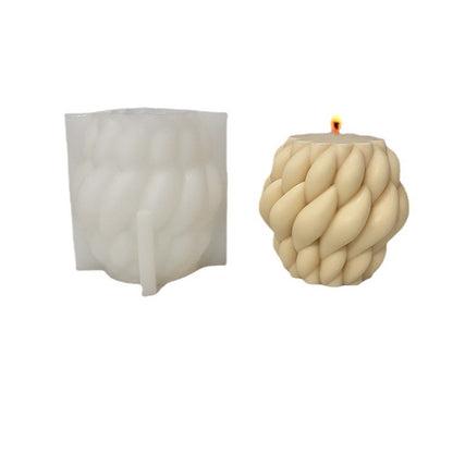 DIY Geometric Silicone Candle Mold