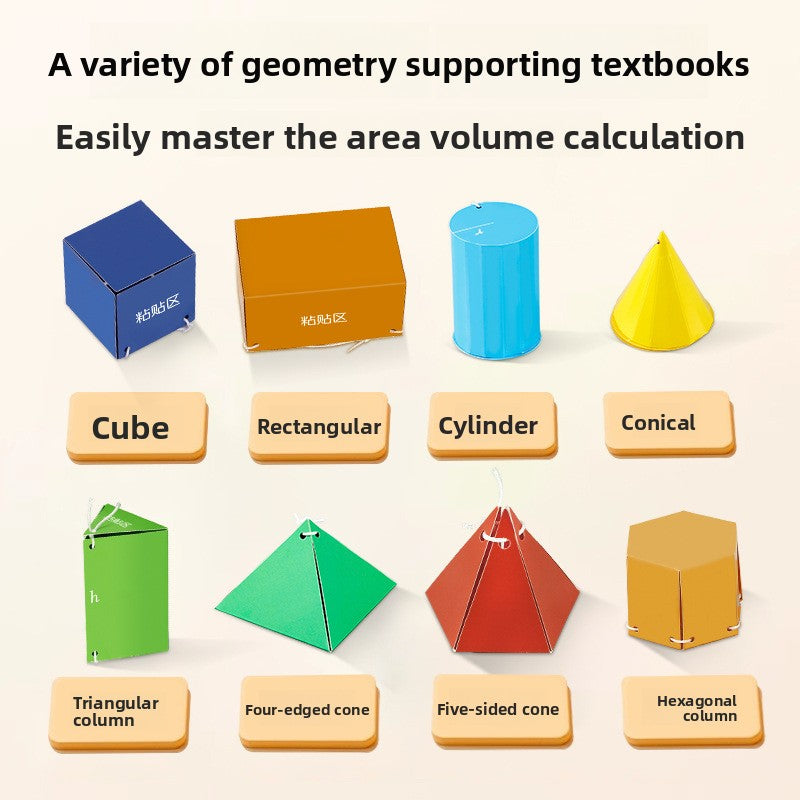 DIY Geometry Activity Book for Kids Spatial Learning