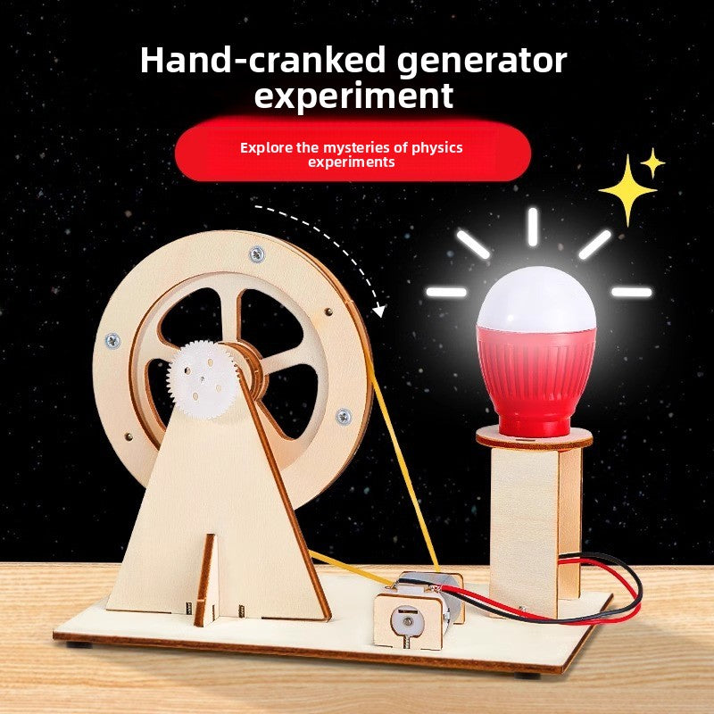 DIY Hand Crank Generator Science Experiment Kit