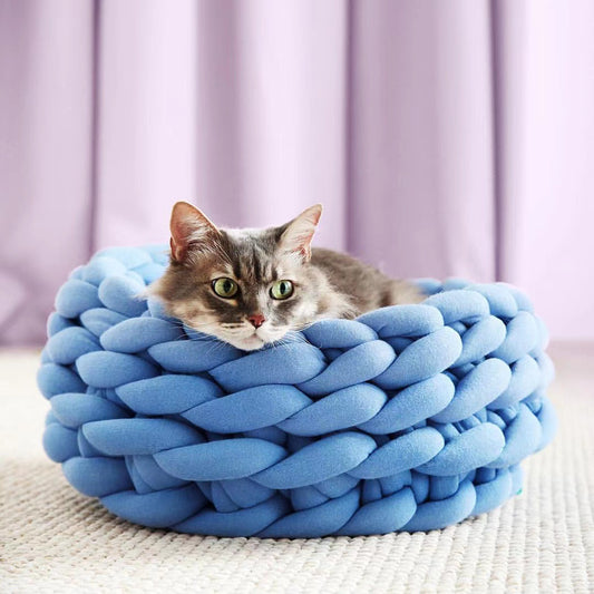 DIY hand woven cat kennel dog kennel