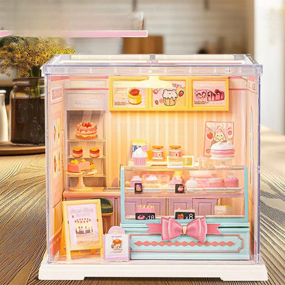 DIY Light-Up Building Block House Model Educational Toy