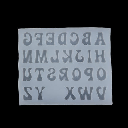 DIY Liquid Silicone Letter Number Mold for Baking Cake Chocolate Fondant Clay