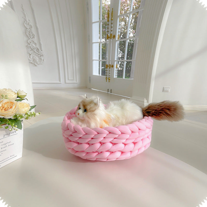 DIY Material Package Iceland Thick Wool Cat Nest Finished Product