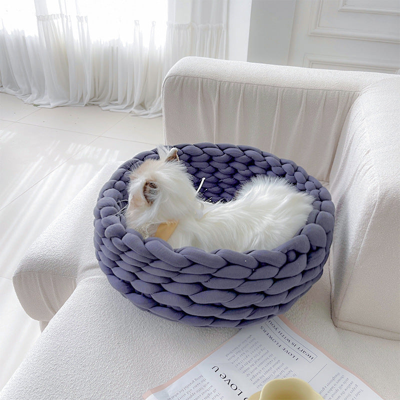DIY Material Package Iceland Thick Wool Cat Nest Finished Product