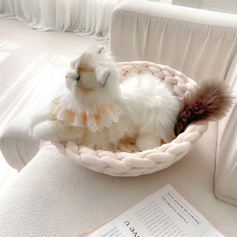 DIY Material Package Iceland Thick Wool Cat Nest Finished Product
