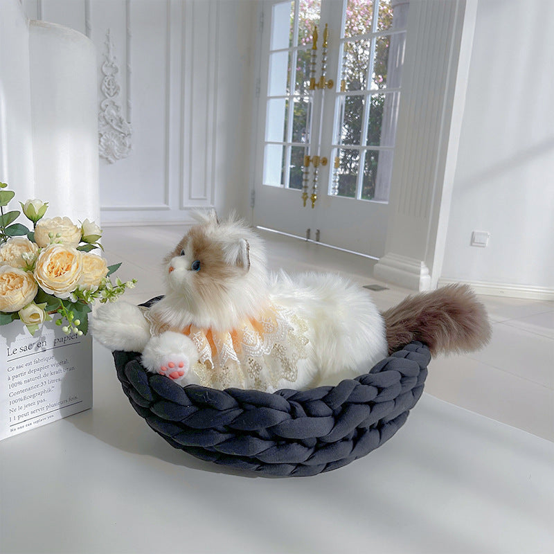 DIY Material Package Iceland Thick Wool Cat Nest Finished Product