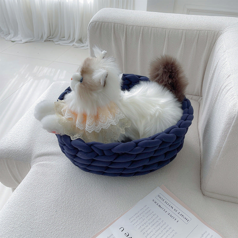 DIY Material Package Iceland Thick Wool Cat Nest Finished Product