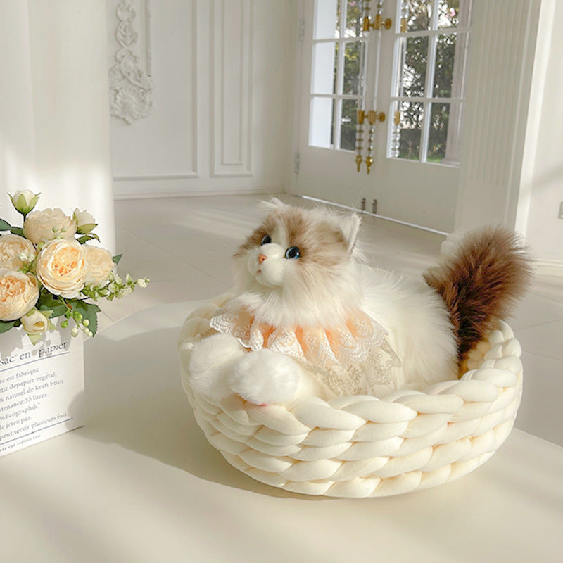 DIY Material Package Iceland Thick Wool Cat Nest Finished Product