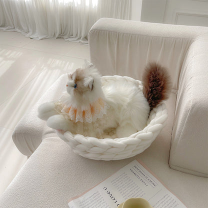 DIY Material Package Iceland Thick Wool Cat Nest Finished Product