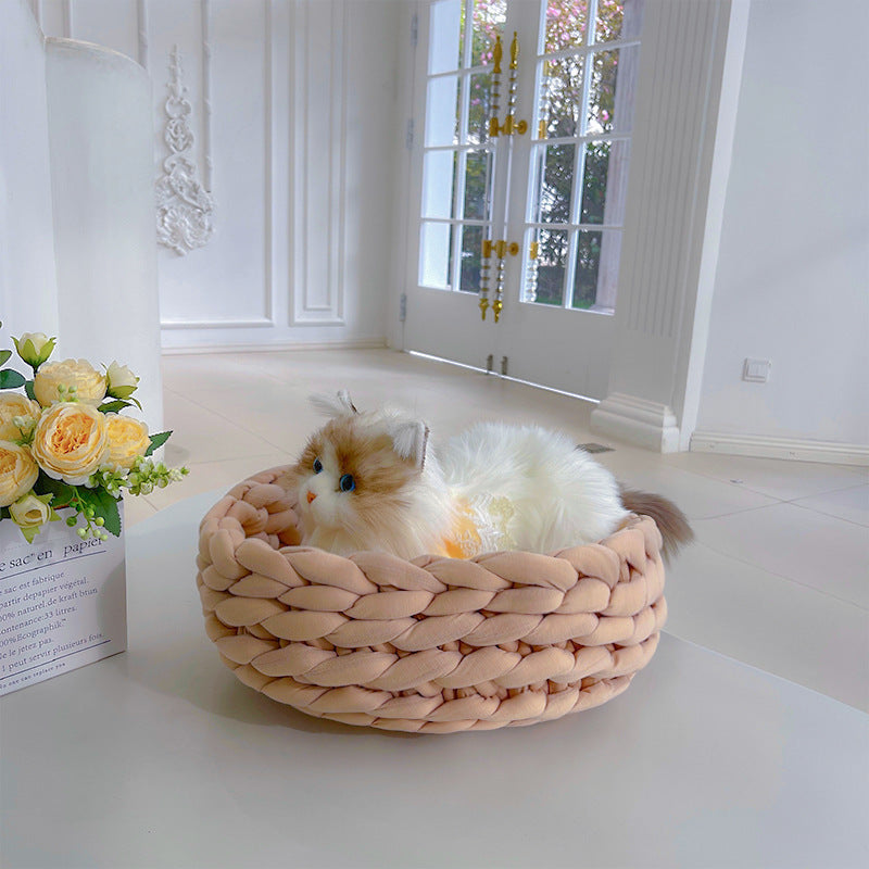 DIY Material Package Iceland Thick Wool Cat Nest Finished Product