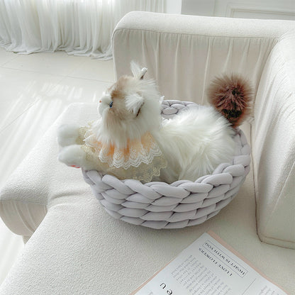 DIY Material Package Iceland Thick Wool Cat Nest Finished Product