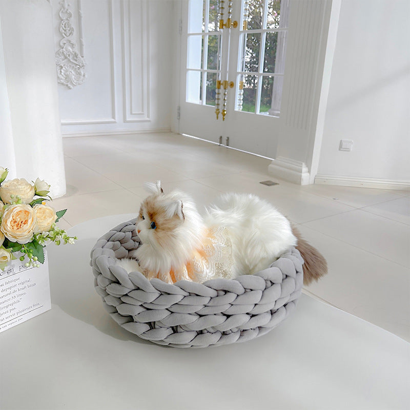 DIY Material Package Iceland Thick Wool Cat Nest Finished Product
