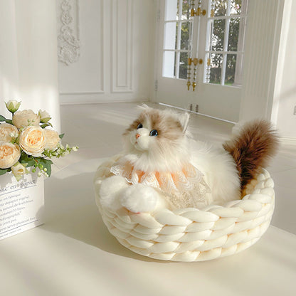DIY Material Package Iceland Thick Wool Cat Nest Finished Product
