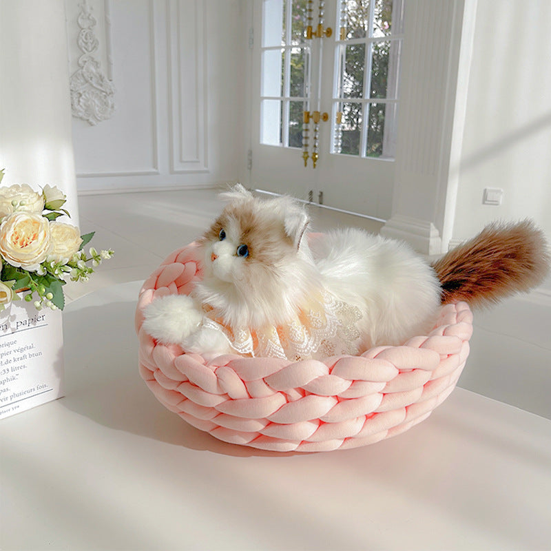 DIY Material Package Iceland Thick Wool Cat Nest Finished Product