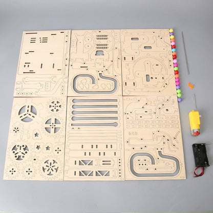 DIY Mechanical Track Ball Educational Toy