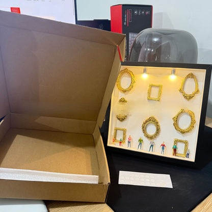DIY Mini Museum Silhouette Box