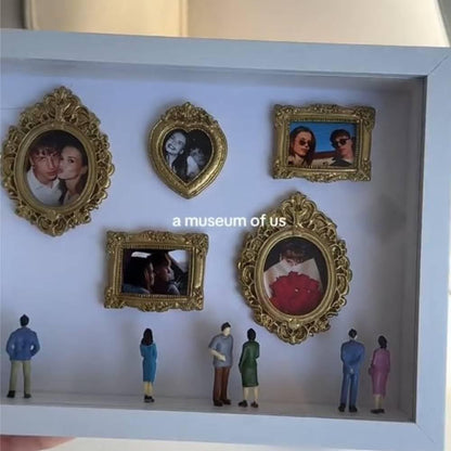 DIY Mini Museum Silhouette Box with Light