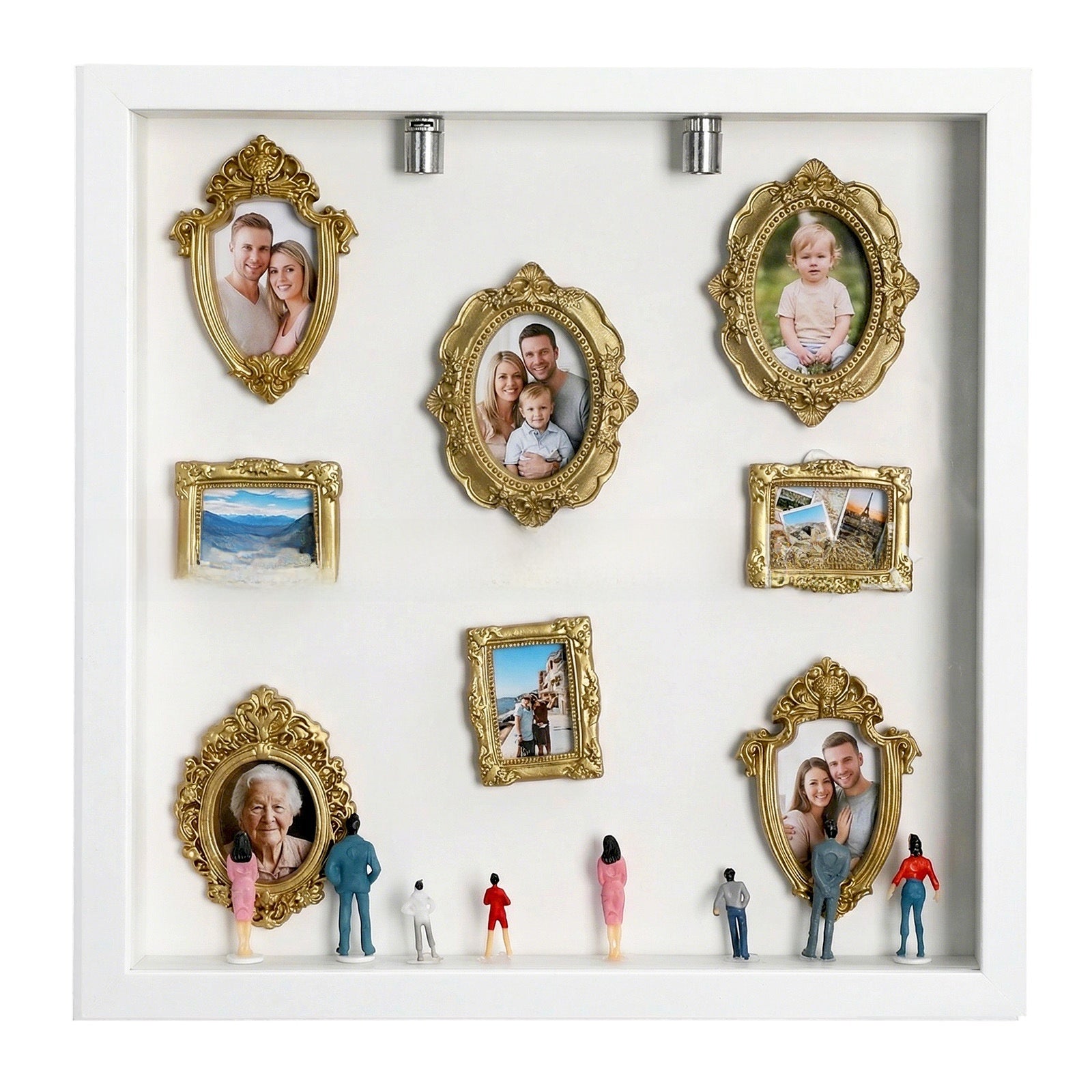 DIY Mini Museum Silhouette Box with Light