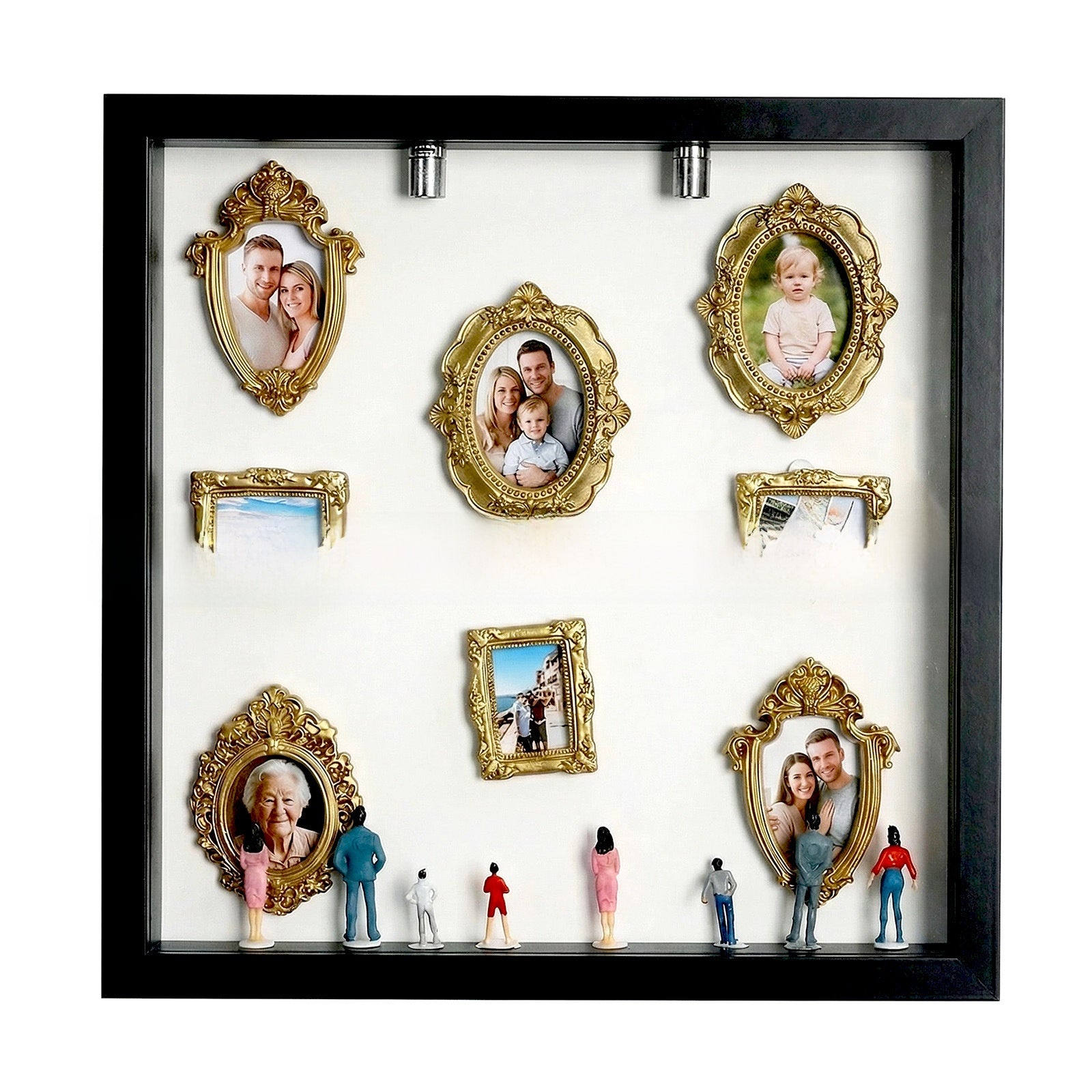 DIY Mini Museum Silhouette Box with Light