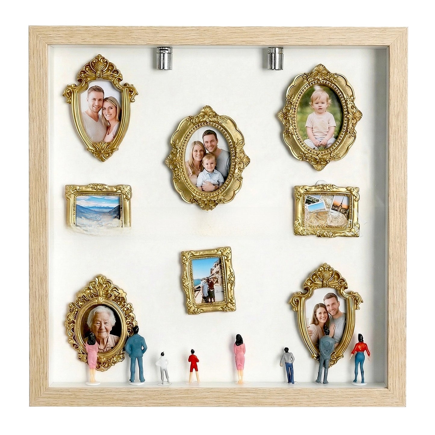 DIY Mini Museum Silhouette Box with Light