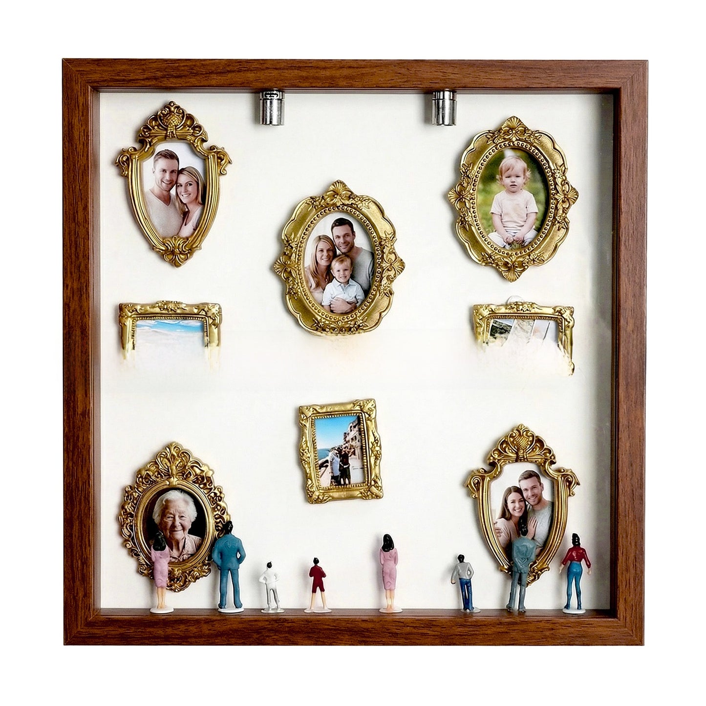 DIY Mini Museum Silhouette Box with Light