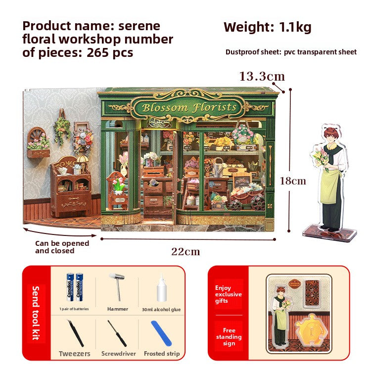 DIY Miniature House Assembly Kit