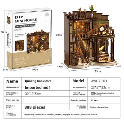 DIY Miniature House Model Assembly Kit