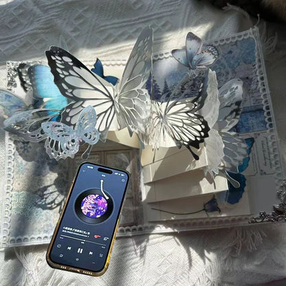 DIY NFC Music Pop-Up Book with Butterfly Design
