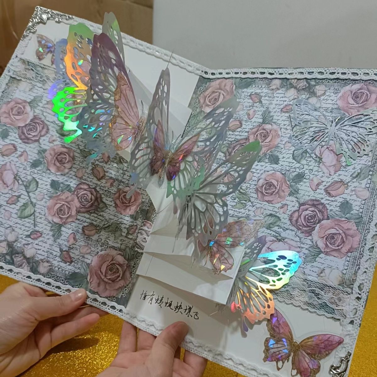 DIY NFC Music Pop-Up Book with Butterfly Design