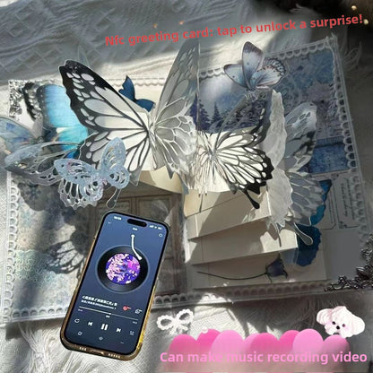 DIY NFC Music Pop-Up Book with Butterfly Design