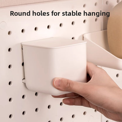 DIY Punch-Free Pegboard Wall Storage Rack