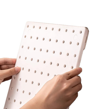 DIY Punch-Free Pegboard Wall Storage Rack