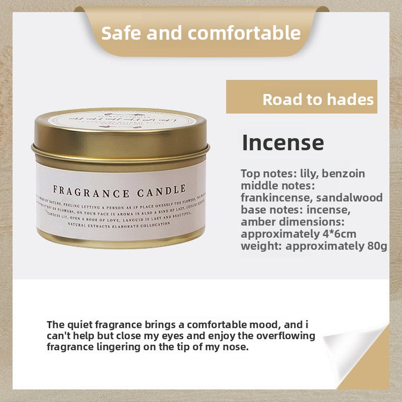 DIY scented soy wax candle in tin