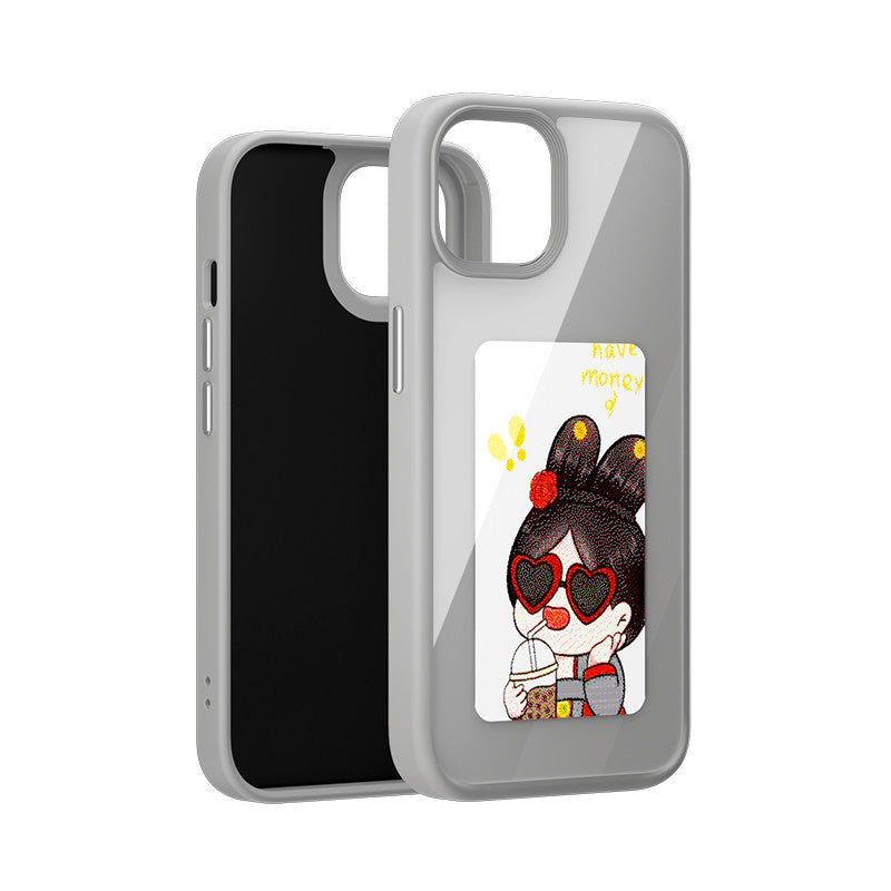 DIY Screen Projection Smart Ink Screen Phone Case