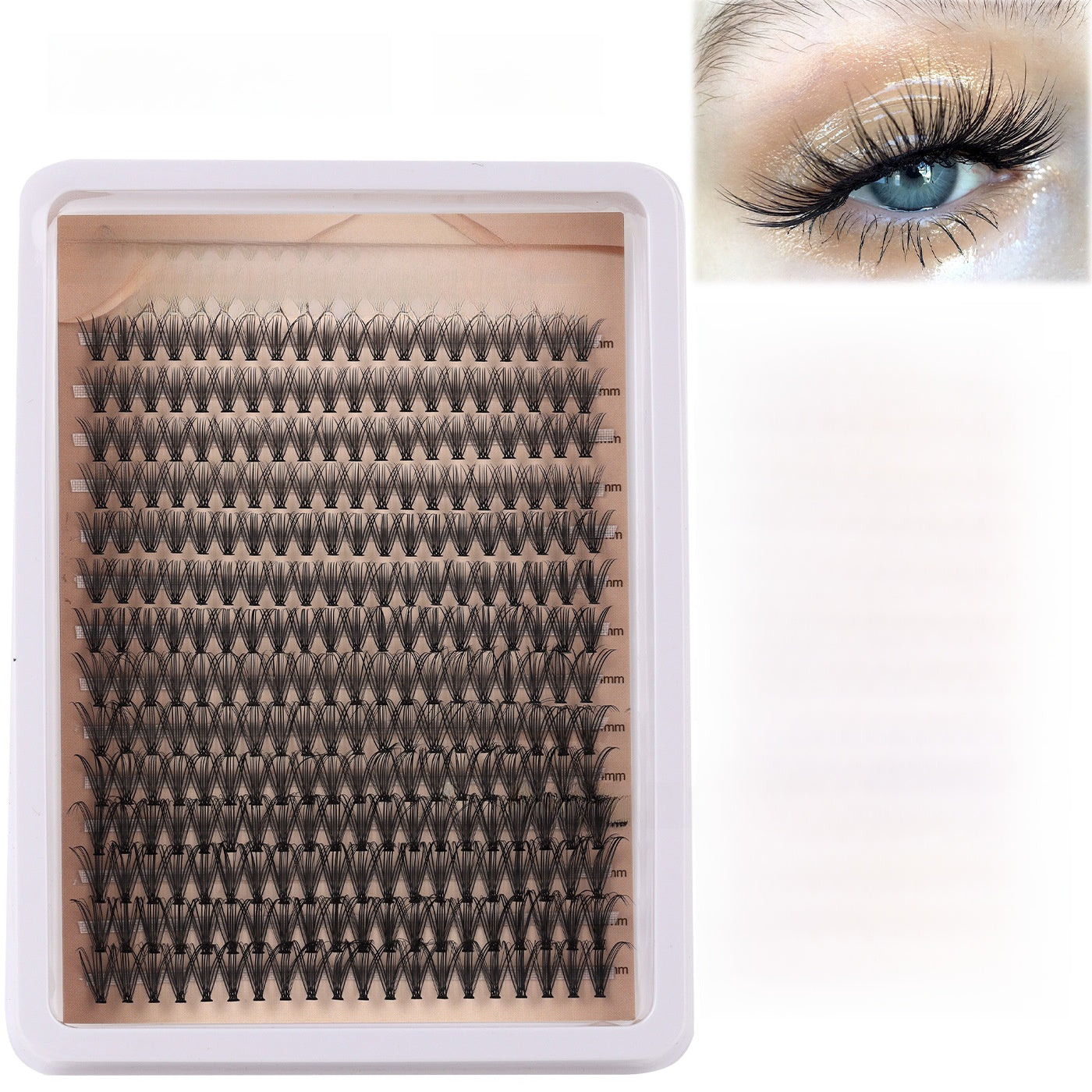 DIY Segmented False Eyelashes Clusters
