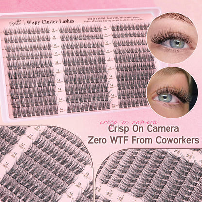 DIY Segmented Single-Cluster Self-Grafting False Eyelashes