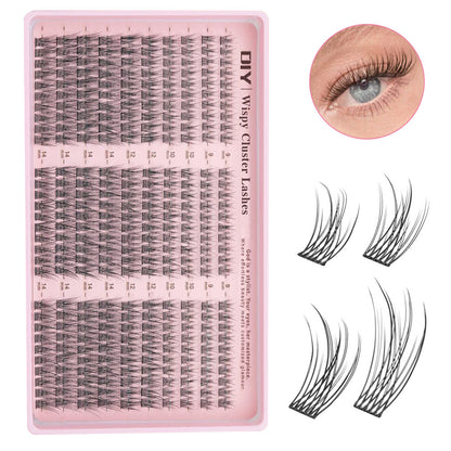 DIY Segmented Single-Cluster Self-Grafting False Eyelashes