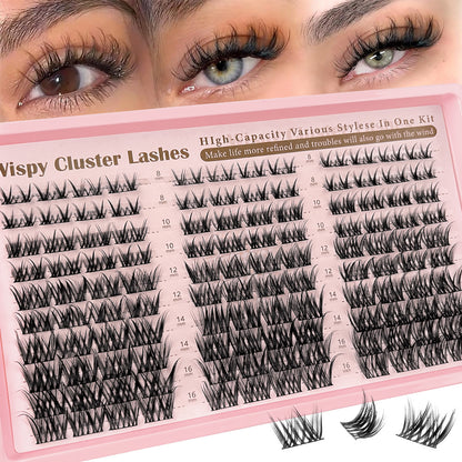 DIY Segmented Single-Cluster Self-Grafting False Eyelashes