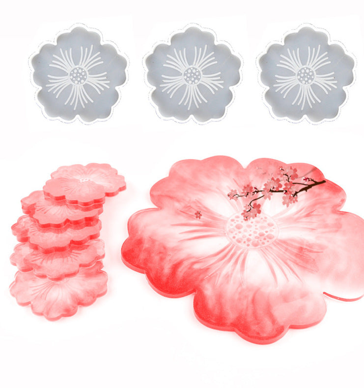 DIY Silicone Flower Coaster Mold
