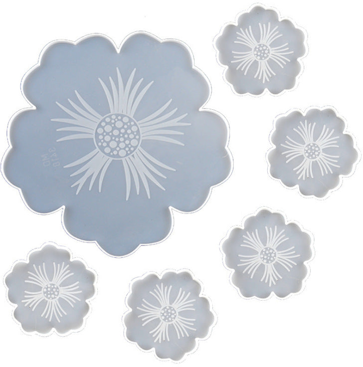 DIY Silicone Flower Coaster Mold