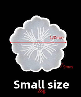 DIY Silicone Flower Coaster Mold