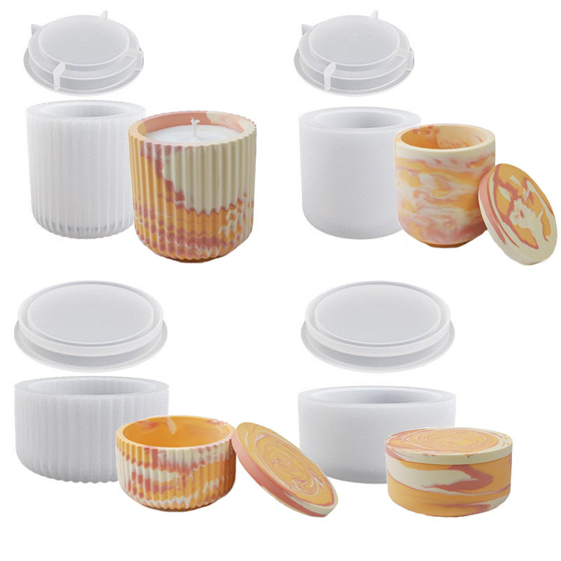 DIY Silicone Mold for Candle Cups and Storage Jars
