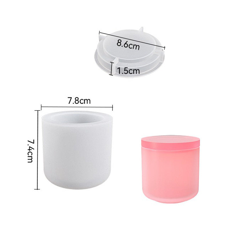 DIY Silicone Mold for Candle Cups and Storage Jars