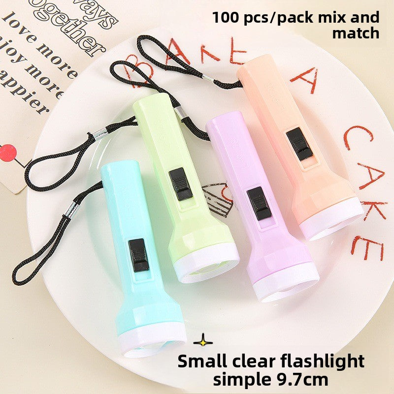 Diy warm-light illuminated toy flashlight