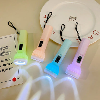 Diy warm-light illuminated toy flashlight