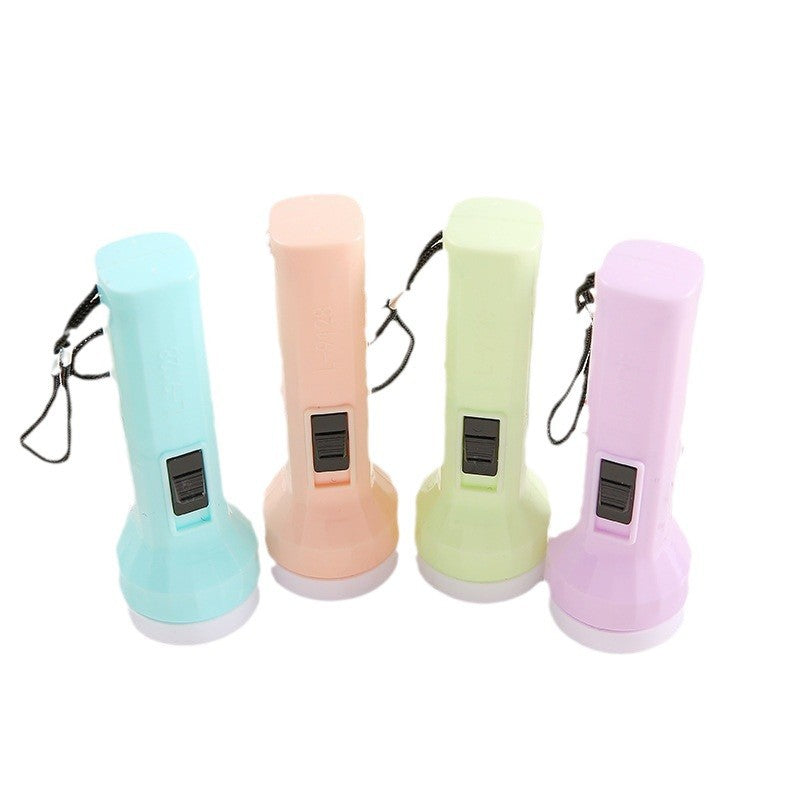 Diy warm-light illuminated toy flashlight