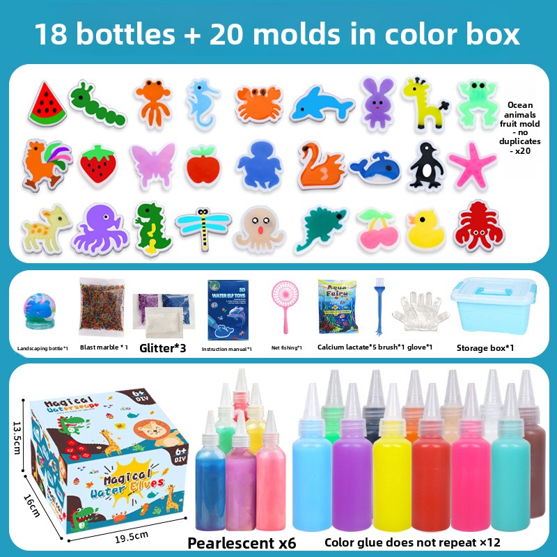 DIY Water Elf Pearlescent Solution Toy Kit