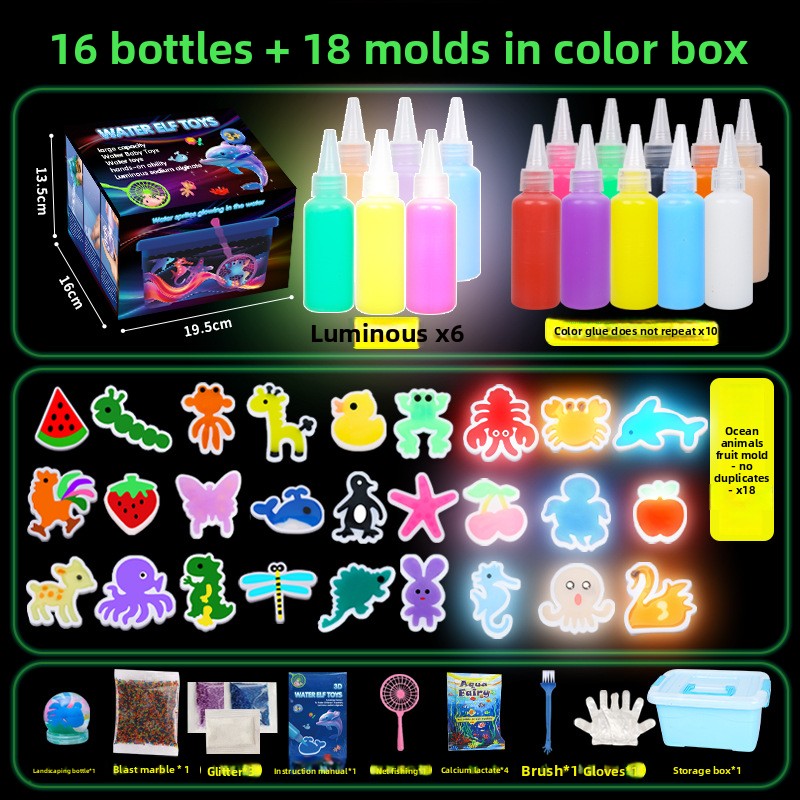 DIY Water Elf Pearlescent Solution Toy Kit